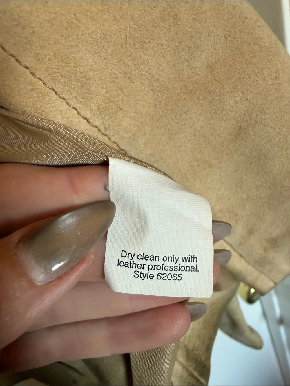 J.Crew Tan Suede Leather Zip Jacket XS Style 62065 Genuine Leather